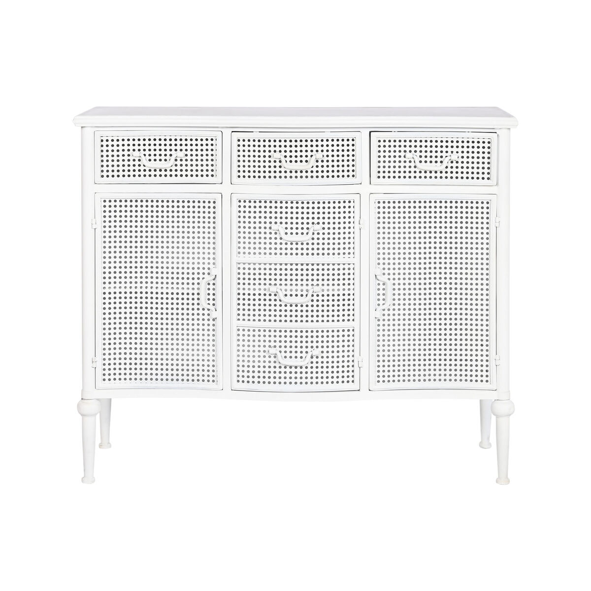 Бюфет Home ESPRIT Бял Метал 101 x 42 x 85 cm